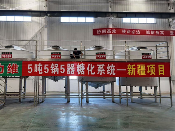 临夏精酿啤酒设备厂—5吨精酿啤酒设备—新疆项目